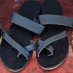 Black Strappy Sandals